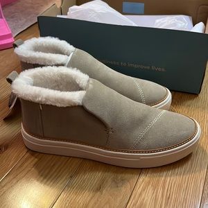 Toms shearling sneakers